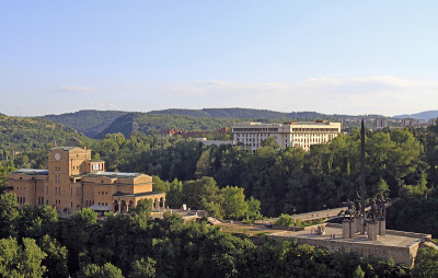 阿森斯的纪念碑在Veliko Tarnovo