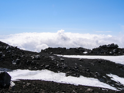 堪察加的风景，山脉和火山。