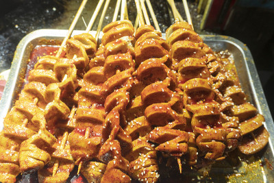泡菜烤肉串