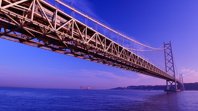 日本兵库县明石海峡大桥