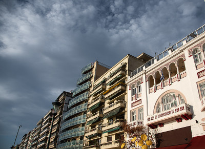 塞萨洛尼基市的建筑。