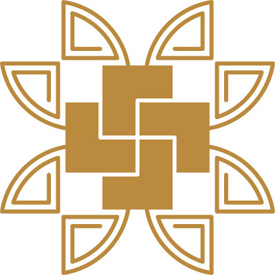 中国圆形框架和轮廓元素。东方装饰。