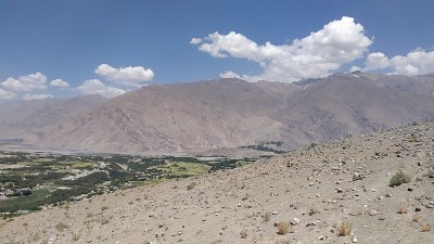 阿富汗伊什哈希姆地区的山景