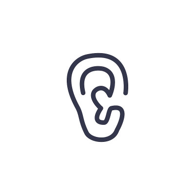 Side View Outline vector icon