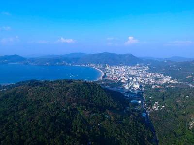 泰国普吉岛全景鸟瞰图