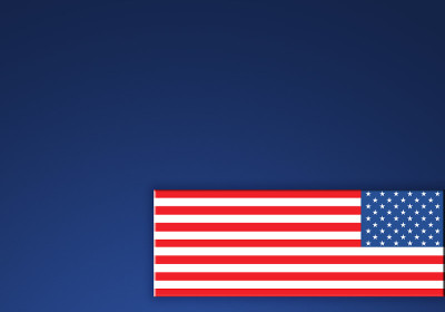 美国的星条旗!