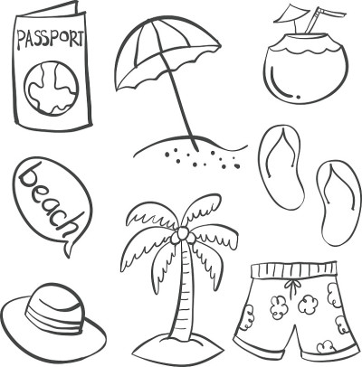 物夏手绘涂鸦
