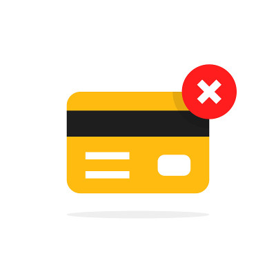 用黄色信用卡取消付款