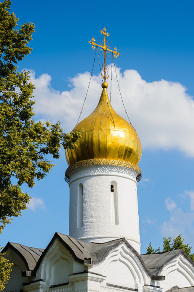 三一Sergius Lavra建筑组合在Sergiev Posad，莫斯科地区，俄罗斯。联合国教科文