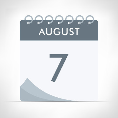 8月7日-日历图标