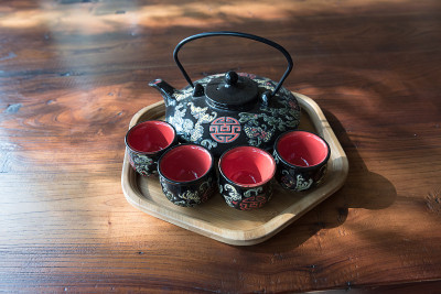 中国传统茶具。