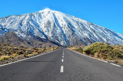 泰德火山国家公园的沙漠景观