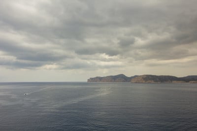 马略卡岛的圣蓬萨海景