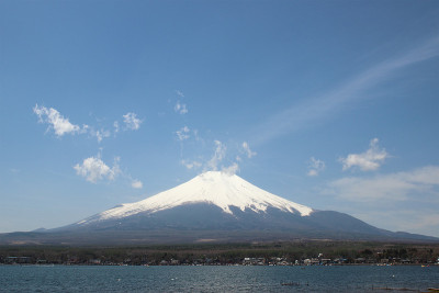 山中湖的富士山