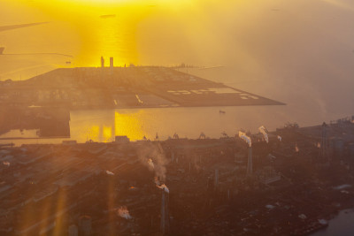 东京湾日落