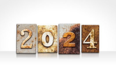 2024年用老式凸版印刷版书写