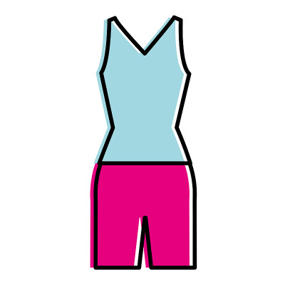 女性健身服偶像