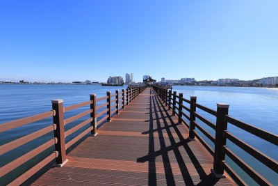 韩国江原道束草市清秋湖天文台。