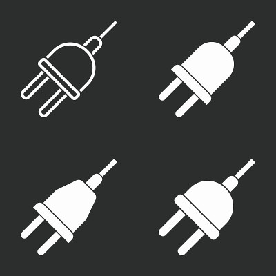 Plug - vector图标。