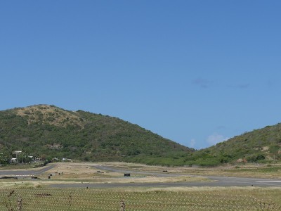 波多黎各库莱布拉的Aeropuerto跑道Benjamín里维拉·诺列加。