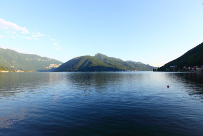 卢加诺湖景观
