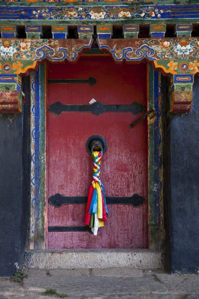西藏寺院的入口