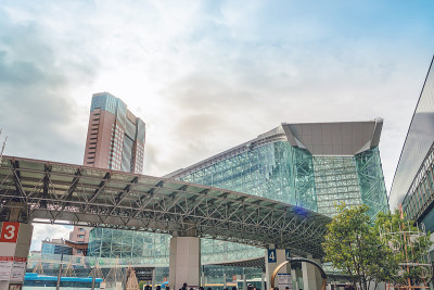 金泽市的冬季景色