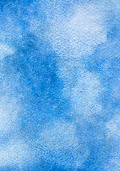 抽象蓝色水彩纹理背景。