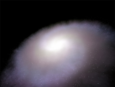 螺旋星系的高质量空间图像