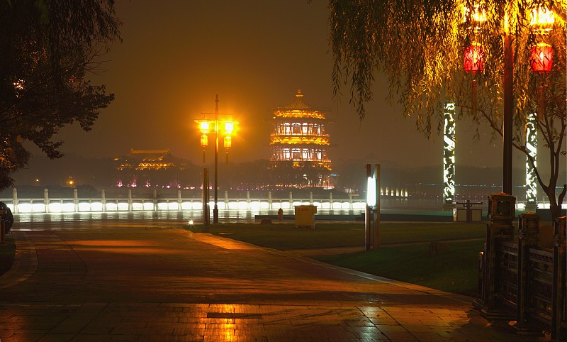 美丽的夜景