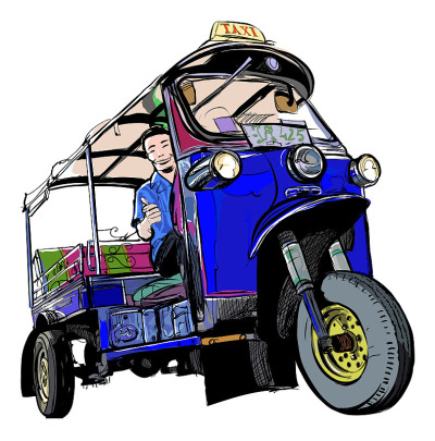 Tuktuk在泰国