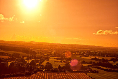 景观——Warminster-Sunset