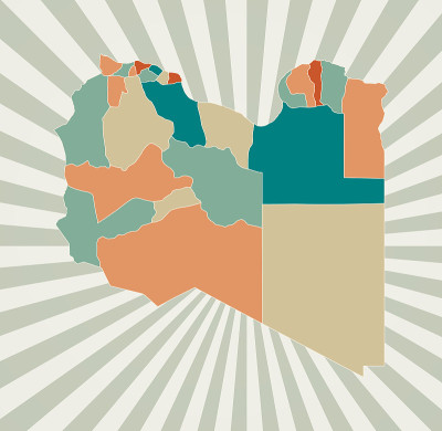 Libya map.