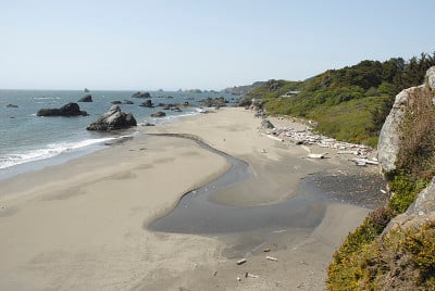 俄勒冈海岸哈里斯海滩