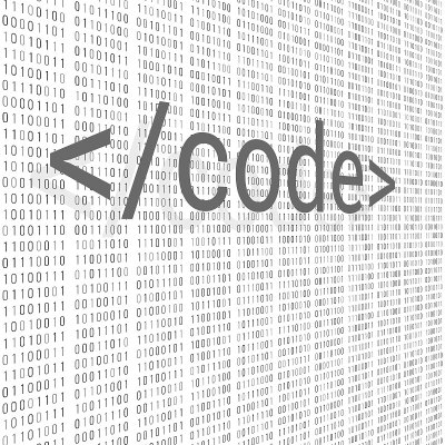 Binary code digital technology background. Compute