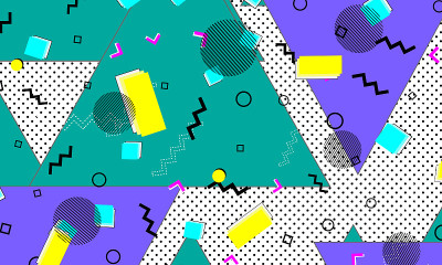 Pop art color background.