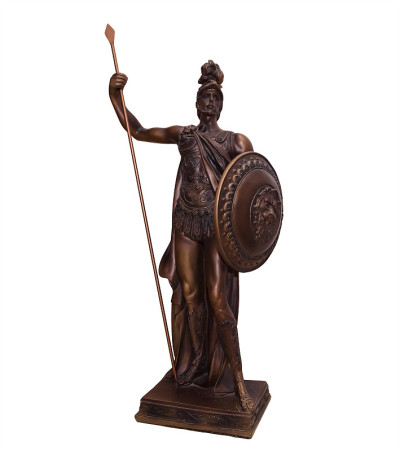 古代武士的雕像