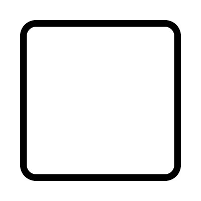停止细线矢量图标