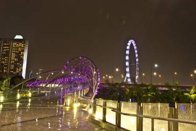 2013年，新加坡滨海湾摩天轮