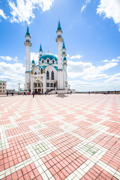 Kul-Sharif-Mosque在喀山