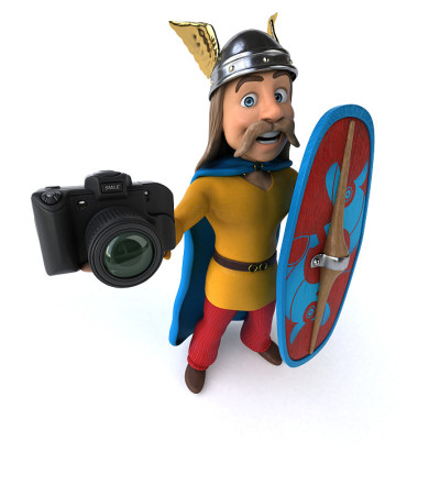 高卢乐趣- 3D插图