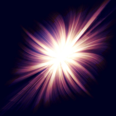 Explosion from lines of light in the center. Abstr