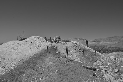 Rhyolite Ghost Town in Monochrome