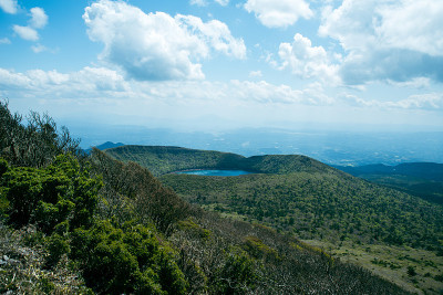 雾岛山脉的风景