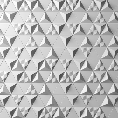 抽象的现代背景瓷砖墙。3 d渲染。