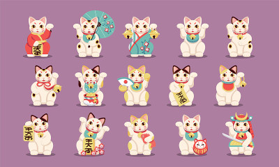 日本猫木猴的套装