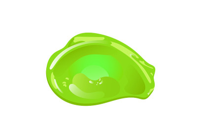 绿色黏液在拉特卡通风格
