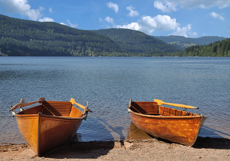 湖Titisee,德国黑森林