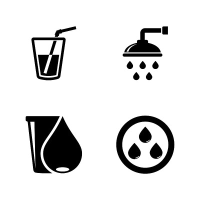 水滴，水，液体。简单相关矢量图标