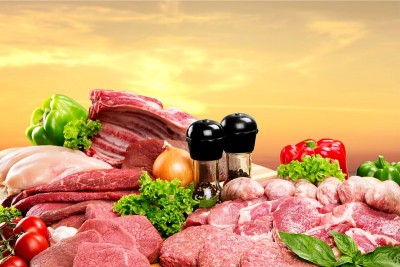 肉类，新鲜，肉店